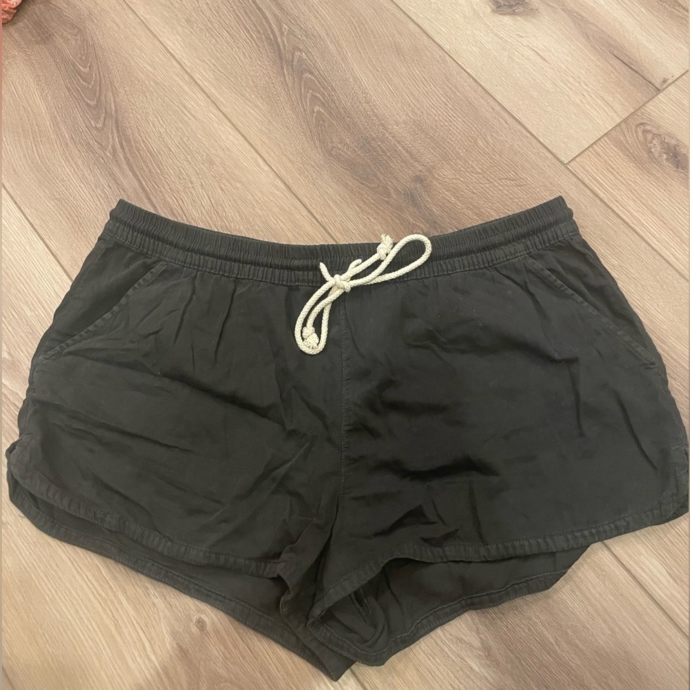 Aerie Charcoal Chambray Shorts